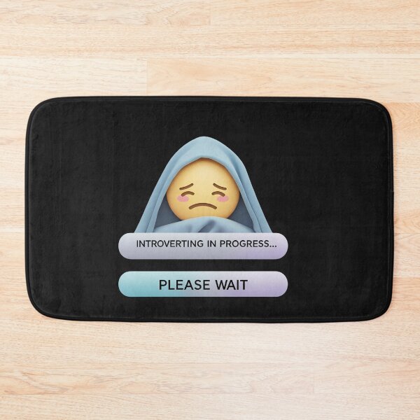 Item preview, Introverting in Progress Please Wait – Funny Introvert Quote T-Shirt for Quiet Souls designed and sold by modishwelt.