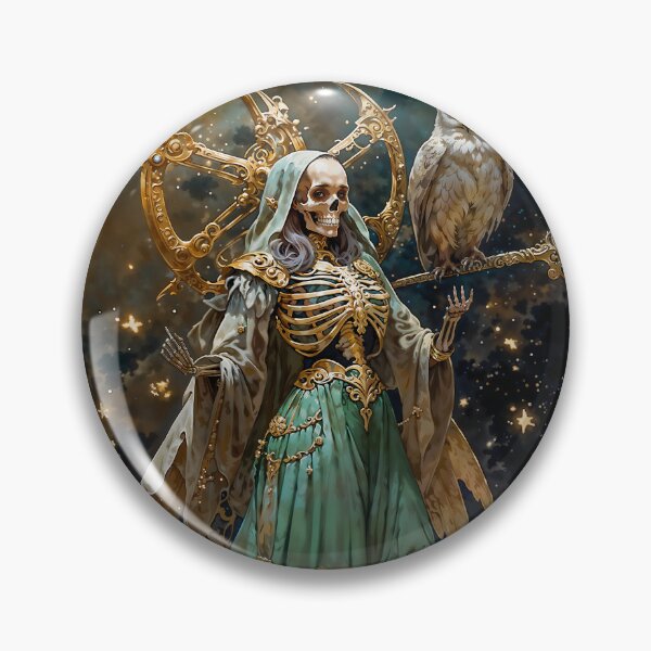 Item preview, Green Dress Santa Muerte designed and sold by AliceWhiteDF.