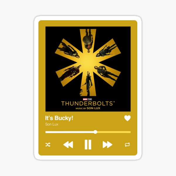 Item preview, 'It's Bucky!' Soundtrack Player Thunderbolts | Yellow ver. designed and sold by drianacore.