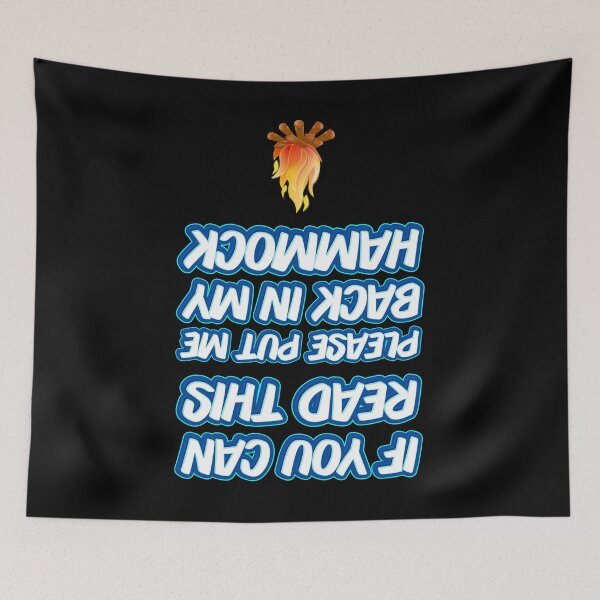 Item preview, Funny If You Can Read This Put Me Back Camp Camping Hammock designed and sold by SusurrationStud.