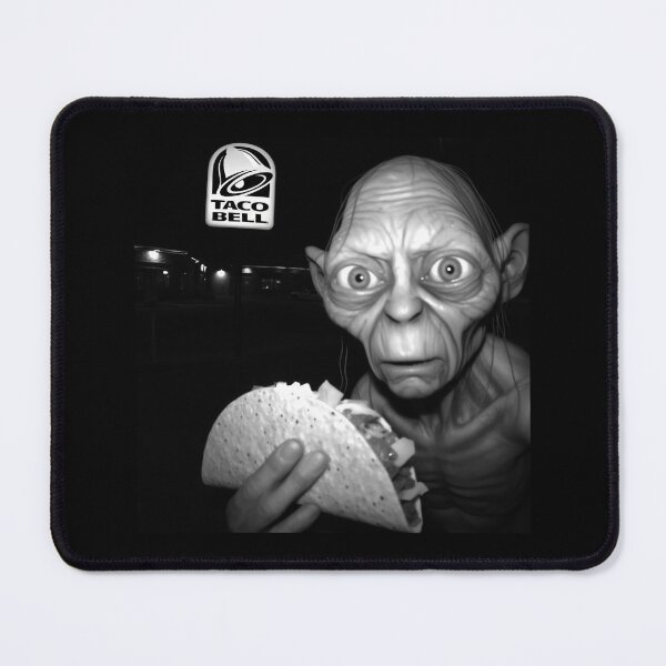 Item preview, Gollum Taco Funny Dank Hobbit Meme designed and sold by StaceyOneLove.