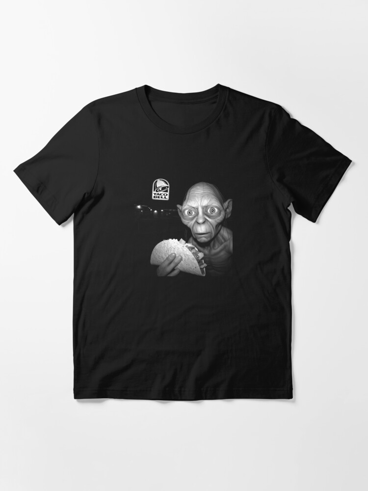 Thumbnail 3 of 7, Essential T-Shirt, Gollum Taco Funny Dank Hobbit Meme designed and sold by StaceyOneLove.