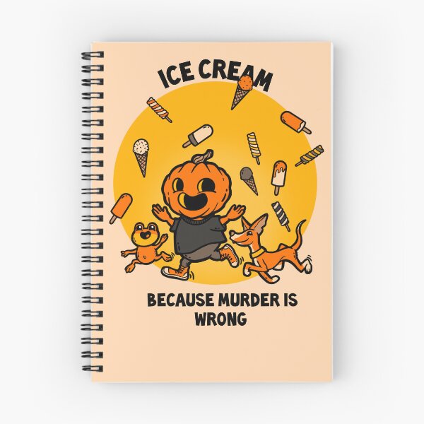 Item preview, Ice Cream - Because murder is wrong designed and sold by SandrasCreaturs.