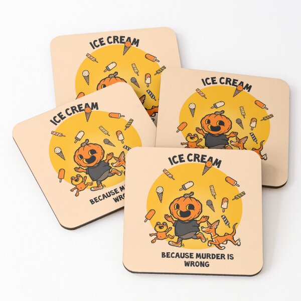 Item preview, Ice Cream - Because murder is wrong designed and sold by SandrasCreaturs.