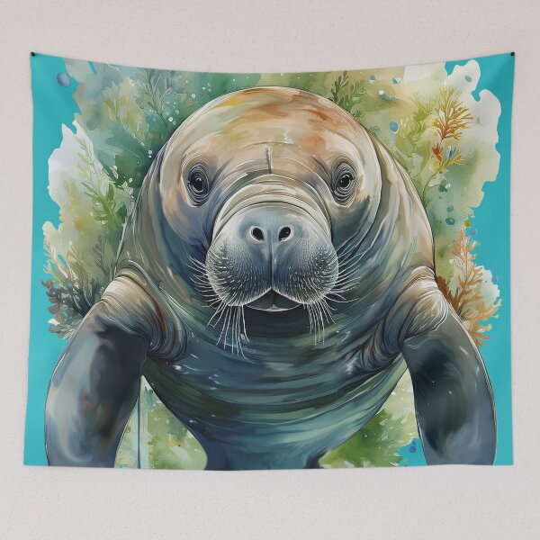 Item preview, Manatee - MY ZOO collection designed and sold by MediaGalleria.