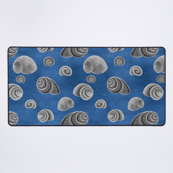 Item preview, 112 snail shell hand-drawn / black and white / watercolor background designed and sold by monika-holle.