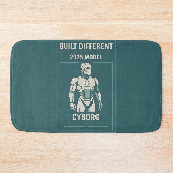 Item preview,  Built Different – 2025 Model Cyborg Design designed and sold by VoidBloom Studio.