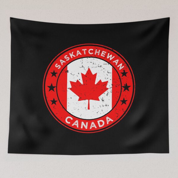 Item preview, Saskatchewan Canada Maple Leaf Prairie Pride Design designed and sold by ArtByKatti.