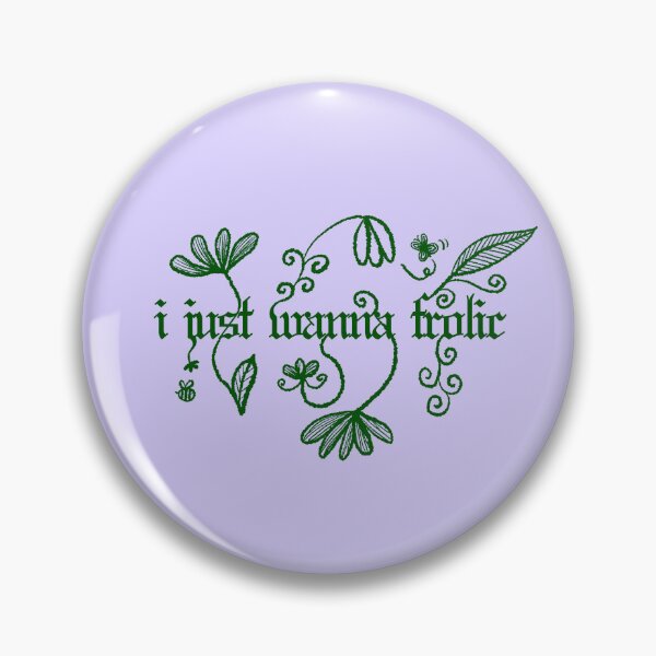 Item preview, I just wanna frolic cute text designed and sold by OkiDokiDesign.