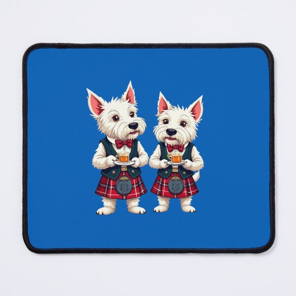 Item preview, West Highland Terrier Burns Night With Whisky Dram designed and sold by taiche.