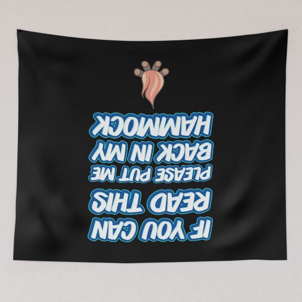 Item preview, Funny If You Can Read This Put Me Back Camp Camping Hammock designed and sold by SusurrationStud.
