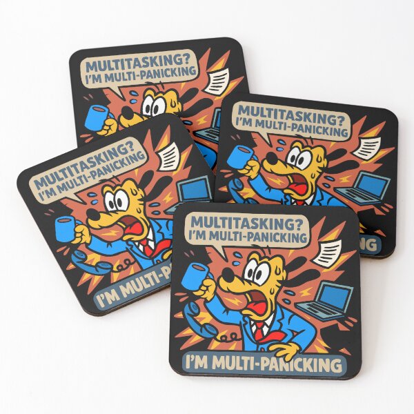 Item preview, MULTITASKING? I’M MULTI-PANICKING designed and sold by UnicornDreamers.