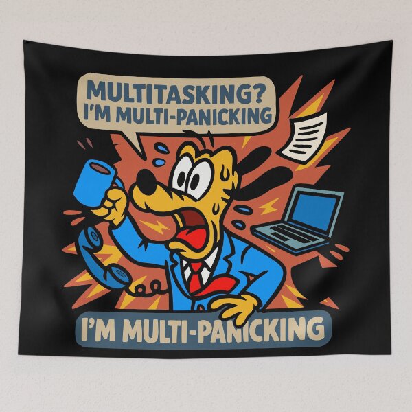 Item preview, MULTITASKING? I’M MULTI-PANICKING designed and sold by UnicornDreamers.