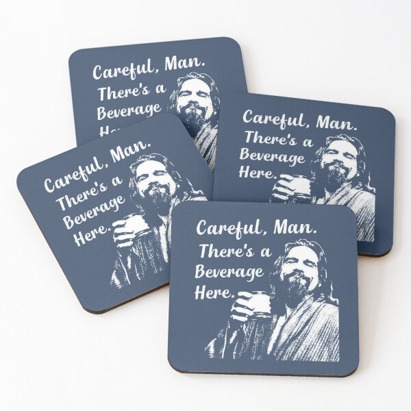Item preview, The Big Lebowski Cool Beer The Dude Beverage designed and sold by StaceyOneLove.
