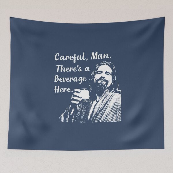 Item preview, The Big Lebowski Cool Beer The Dude Beverage designed and sold by StaceyOneLove.