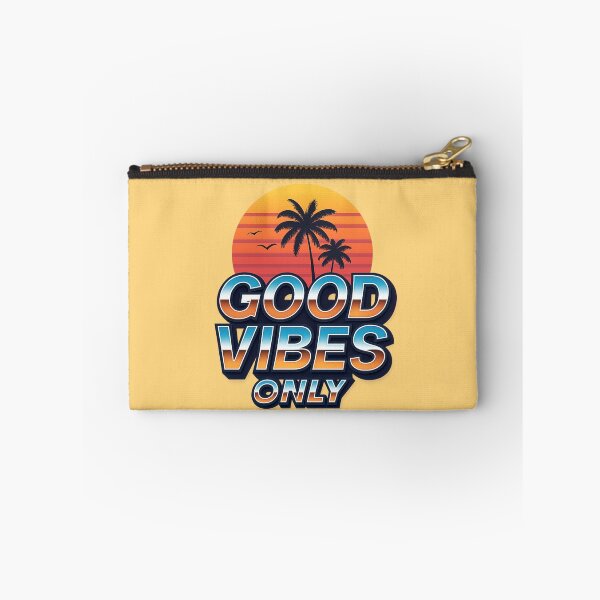 Item preview, Good Vibes Only - Retro 80s Aesthetic 3D Typography designed and sold by Diwakar-Designs.