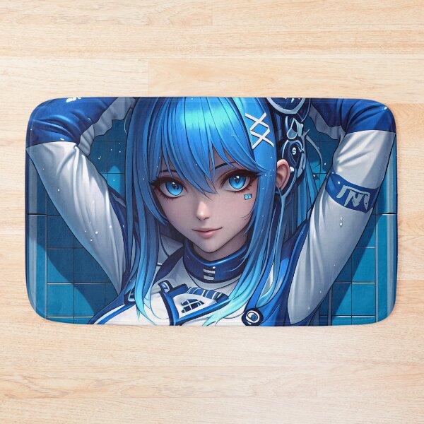 Item preview, Esdeath Akame Ga Kill Futuristic Pilot Uniform and Blue Tile Contrast designed and sold by gamalruginaq.