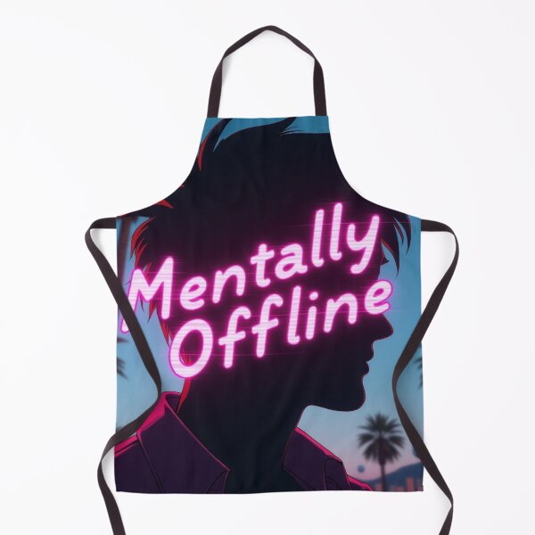 Item preview, Mentally Offline Shirt – Vaporwave Aesthetic Glitch Graphic Tee for Neurodivergent, Sadcore, Lo-Fi Fans designed and sold by EternalFall.
