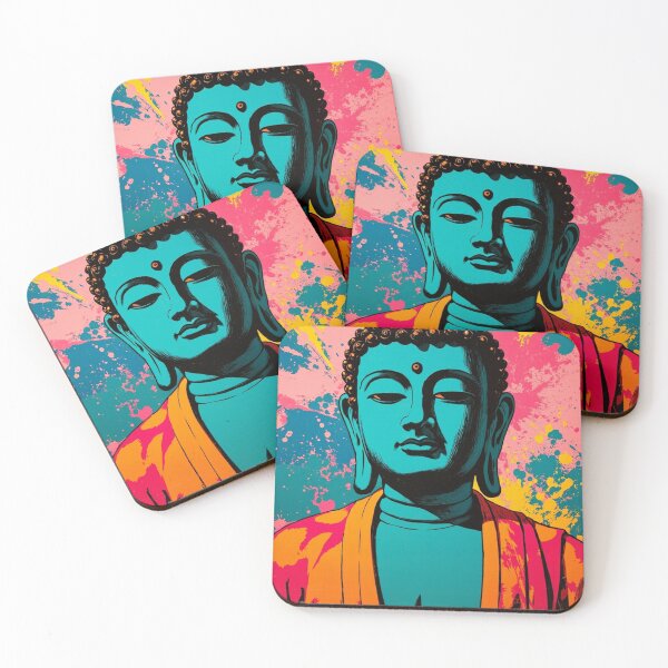Item preview, Pop art Buddha designed and sold by Vicarchaeopteryx.