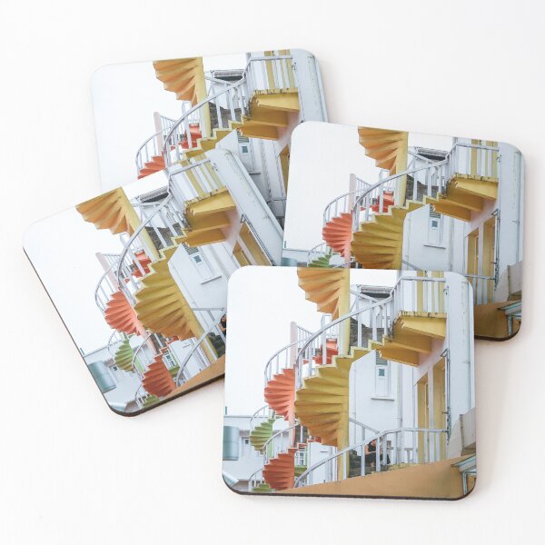 Item preview, Colourful stairs in Bugis Village, Singapore  designed and sold by Rowena Ko.
