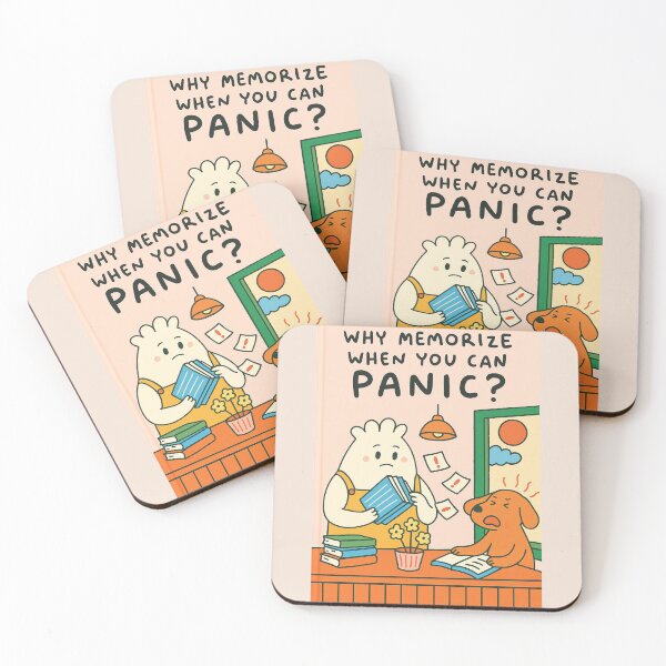 Item preview, Why Memorize When You Can Panic? | Funny Exam Week designed and sold by holaitssher.