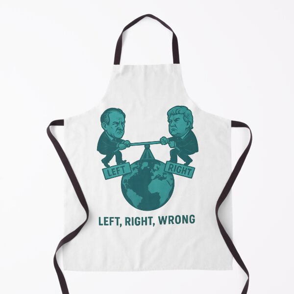 Item preview, Left, Right, Wrong – Political Tug of War Satire Design designed and sold by VoidBloom Studio.
