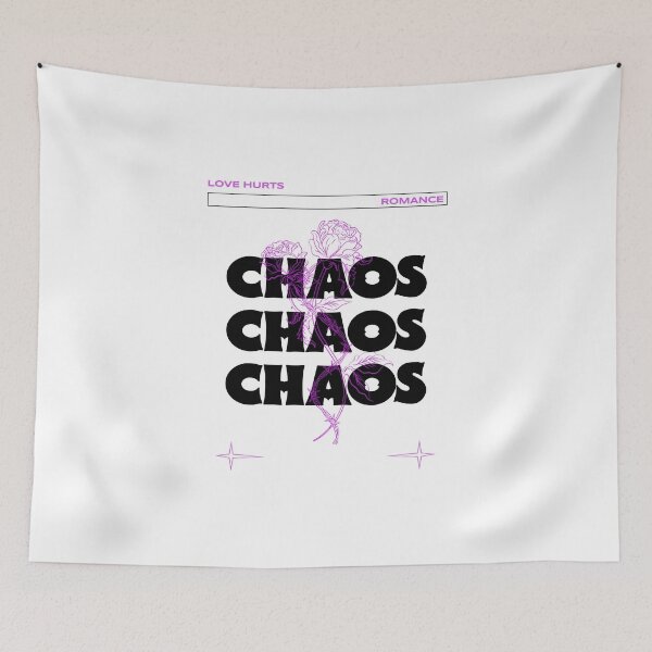 Item preview, Romantic Chaos Unisex Softstyle T-Shirt, Gift for Couples, Valentine's Day, Trendy Tees, Casual Wear, Statement Shirt - art, chaos designed and sold by UsandCoDesigns.