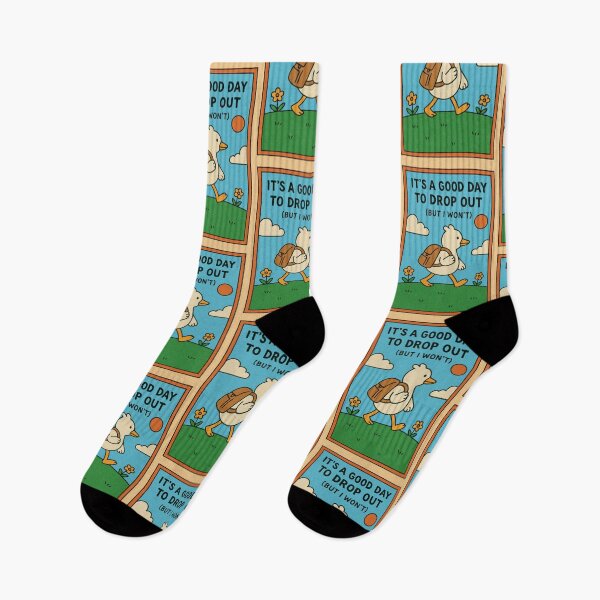 Item preview, It’s a Good Day to Drop Out (But I Won’t) | Dark Academic Humor designed and sold by holaitssher.