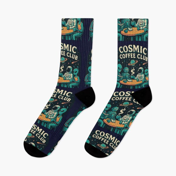 Item preview, Cosmic Coffee Club - Retro Space Café Vibes T-Shirt designed and sold by Diwakar-Designs.