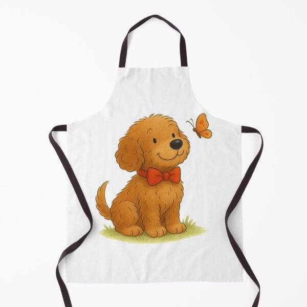 Item preview, Ted the Cockapoo meets a butterfly designed and sold by Thale's Designs.