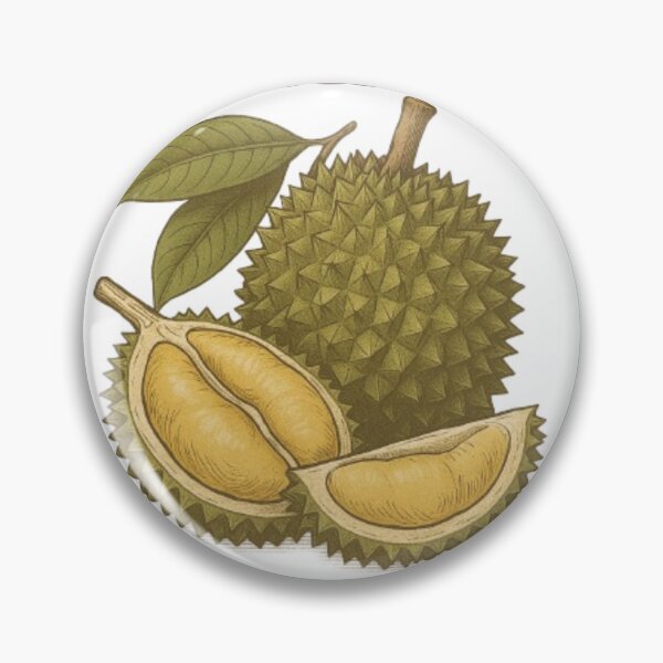Item preview, Vintage fruit design - Durian designed and sold by Rhu Creations.