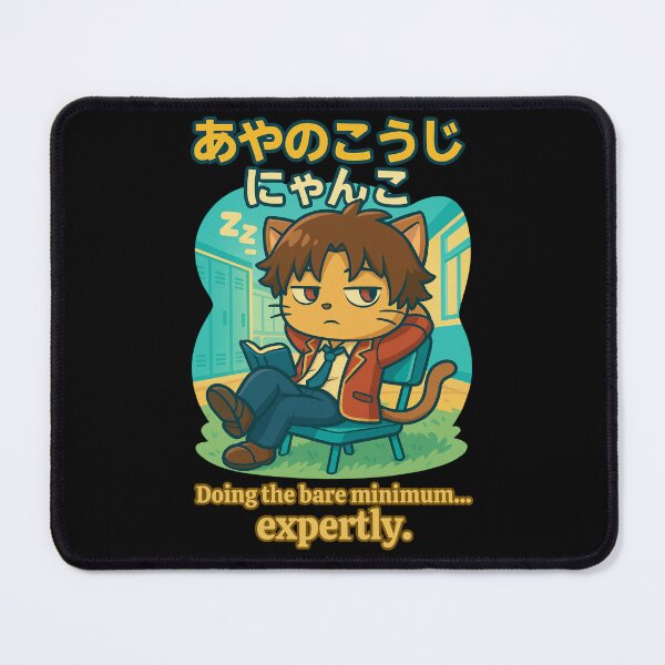 Item preview, Ayanokoji Cat – Doing the Bare Minimum… Expertly (Parody) designed and sold by NyxVerse-Studio.