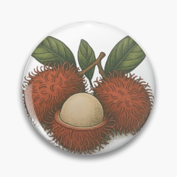 Item preview, Vintage fruit design - Rambutan designed and sold by Rhu Creations.