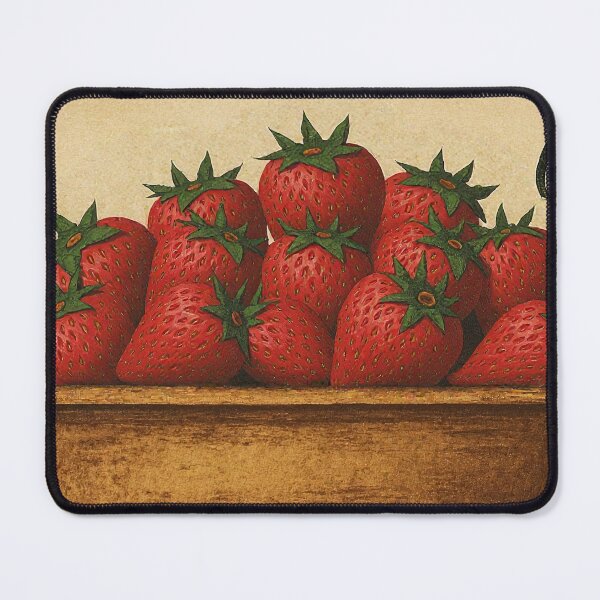 Item preview, Retro Strawberry Fruit Sticker Label designed and sold by Wordsmith-Wear.
