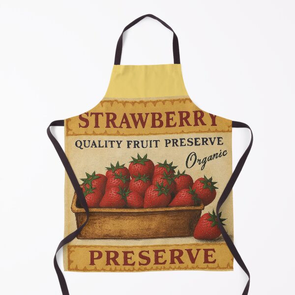 Item preview, Retro Strawberry Fruit Sticker Label designed and sold by Wordsmith-Wear.