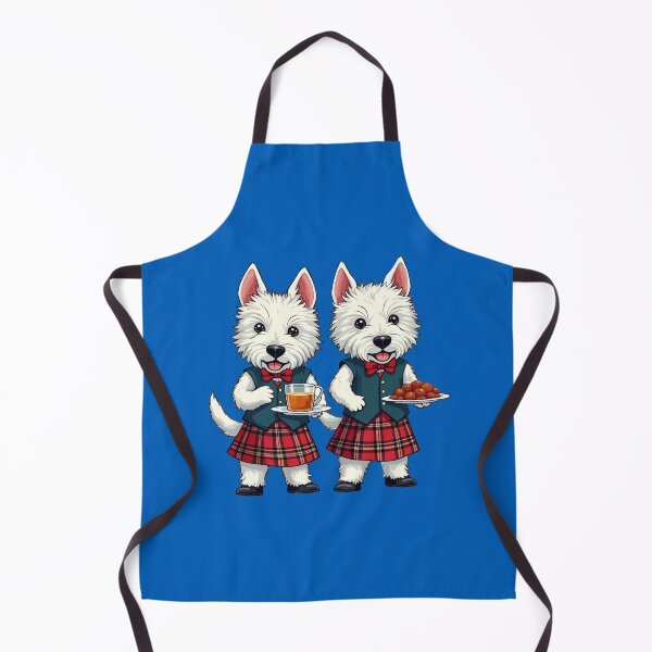 Item preview, West Highland Terriers Burns Night With Dram And Plaid designed and sold by taiche.