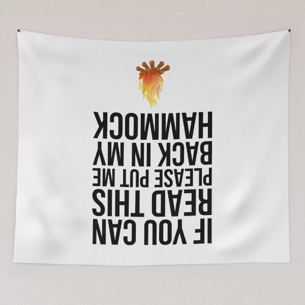 Item preview, Funny If You Can Read This Put Me Back Camp Camping Hammock designed and sold by SusurrationStud.