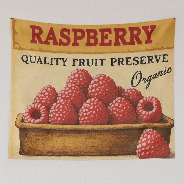Item preview, Retro Raspberry Fruit Sticker Label designed and sold by Wordsmith-Wear.