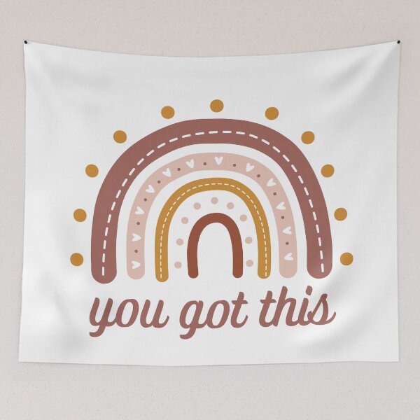 Item preview, You Got This motivational rainbow  designed and sold by Whistle-and-Co.