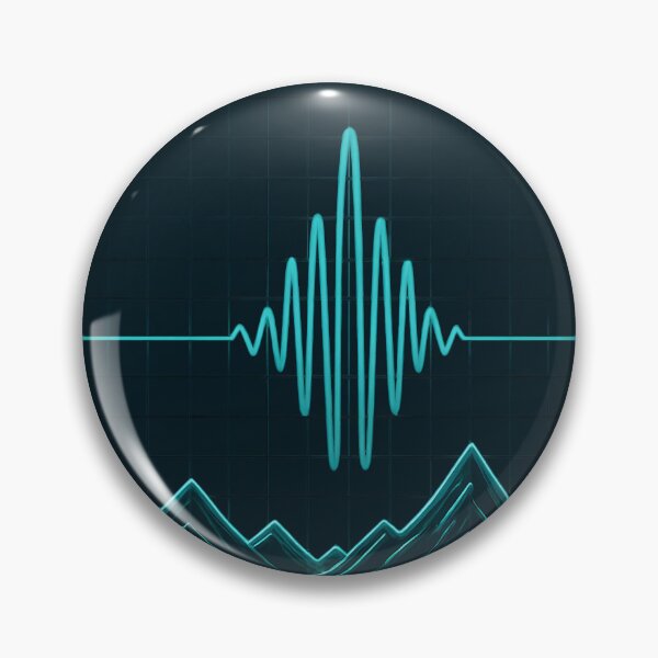 Item preview, Bass Drop Detected – Neon Soundwave Music Art designed and sold by VoidBloom Studio.
