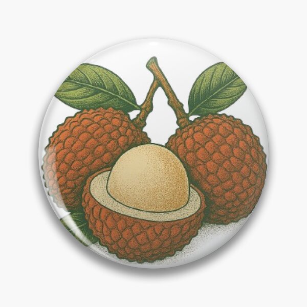 Item preview, Vintage fruit design - Lychee designed and sold by Rhu Creations.