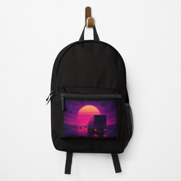 Item preview, Neon Freight Highway at Sunset designed and sold by Tadeusz1.