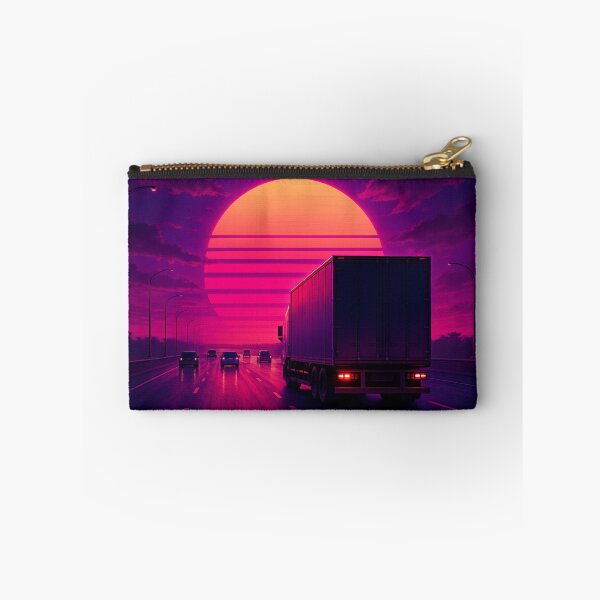 Item preview, Neon Freight Highway at Sunset designed and sold by Tadeusz1.