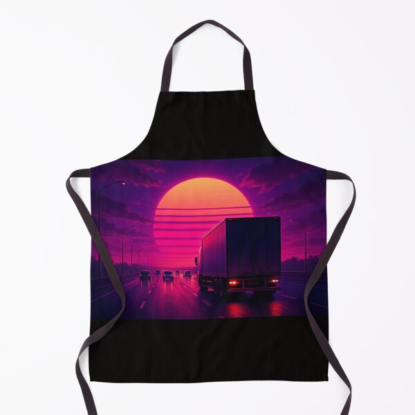Item preview, Neon Freight Highway at Sunset designed and sold by Tadeusz1.