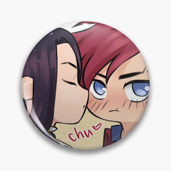 Item preview, Cute kiss caitvi for Pride Month! designed and sold by kalciart.