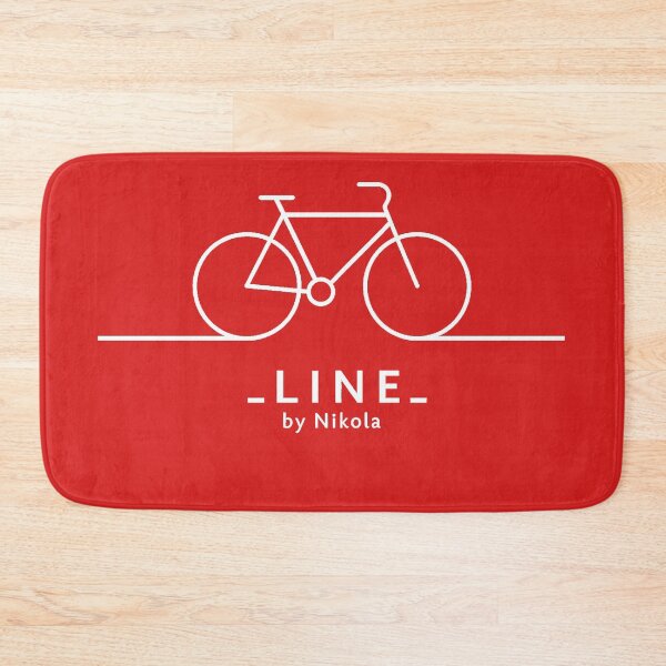 Item preview, Minimalist One-Line Bicycle Art white – L I N E by Nikola designed and sold by ___L__I__N__E___.