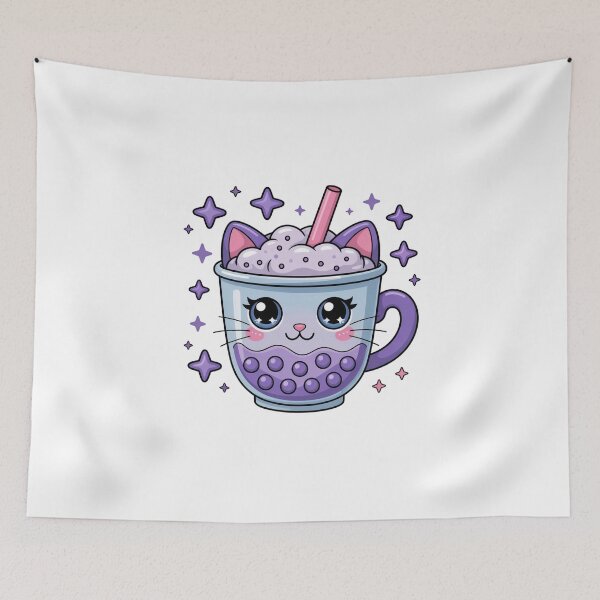 Item preview,  cat bubble tea  designed and sold by jkrphoto.