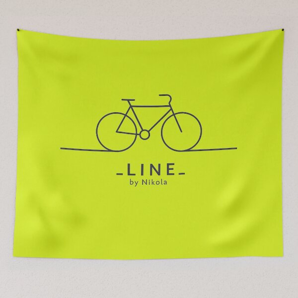 Item preview, Minimalist One-Line Bicycle Art – L I N E by Nikola designed and sold by ___L__I__N__E___.