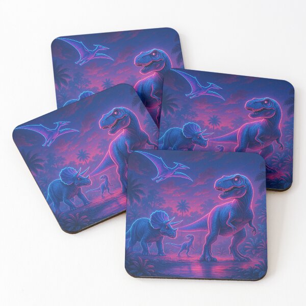 Item preview, Neon Prehistoric Jungle designed and sold by Tadeusz1.