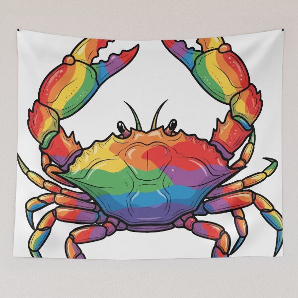 Item preview, Crab pattern for t-shirt designed and sold by Dailyprintstyle.